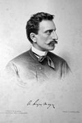 Sándor Liezen-Mayer, lithographie d'Adolf Dauthage, 1882