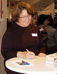 Linda Olsson på Bok- & Biblioteksmässan i Göteborg 2008