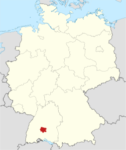 Circondario dello Zollernalb – Localizzazione
