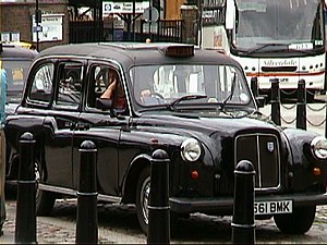 A typical London Taxi.