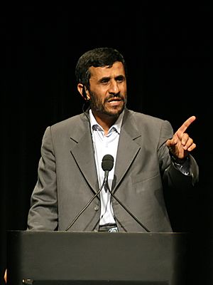 President of Iran @ Columbia University.