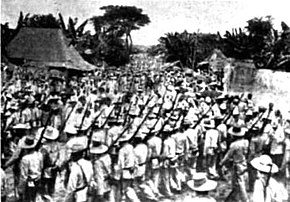 The Philippine Army in Malolos Bulacan, ca.1899 Malolos Filipino Army.jpg