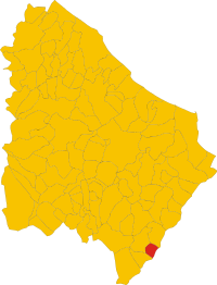 Map of comune of San Giovanni Lipioni (province of Chieti, region Abruzzo, Italy).svg