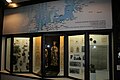 Exhibition window with items from the period of the Hanseatic League