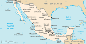 Mapa do México