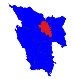 Location in Bago district