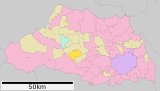 Lage Ogoses in der Präfektur