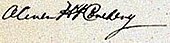 signature d'Oliver Cowdery
