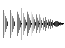 A graphical "matchstick" representation of the ordinal o . Each stick corresponds to an ordinal of the form o*m+n where m and n are natural numbers. Ordinal ww.svg