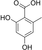 Image illustrative de l’article Acide orsellinique