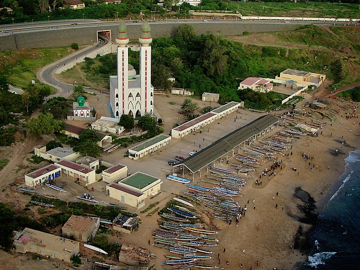 Mosque of the Divinity in Dakar, Senegal.