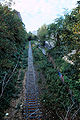 view from the rue Brancion bridge to the west: visible to the right are the remains of the quays of the Brancion-Bestiaux slaughterhouses