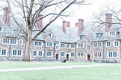 Princeton University's campus. The university is one of eight Ivy League universities and once had Albert Einstein as a lecturer. Princeton II.jpg