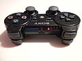 A top view of a PS3 controller.
