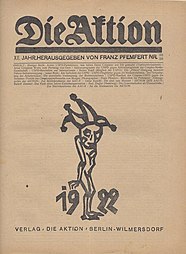 Fattig USPD-partislave Armer USPD-Parteisklave − Die Aktion (en), 1922