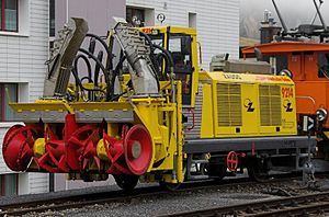 Xrot m 9214 der Rhätischen Bahn am 5. November 2005 in Davos