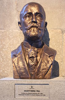 Bust d'Agustí Riera i Pau