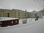 Foto eines alten Krankenhausgebäudes