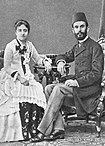 Sami Frashëri und seine Frau Emine (um 1900)