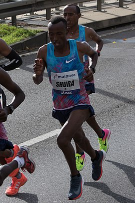 Tola Shura Kitata beim Frankfurt-Marathon 2017