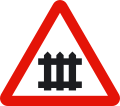 P-7 Level crossing with barriers