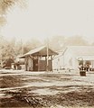 This was first layout of Warungdowo railway station before the platform was enlarged, also there was a PsSM train hauled by an early Backer & Rueb 0-4-0Tr loco in a distance.