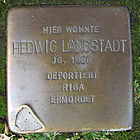 Stolperstein für Hedwig Langstadt
