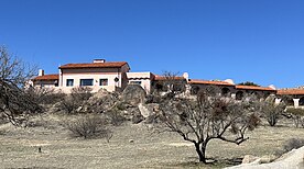 The Amerind Foundation's building was designed by Tucson architect Merritt Starkweather.