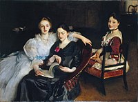 Las señoritas Vickers, 1884, óleo sobre lienzo, 137.8 × 182.9 cm, Weston Park Museum, Sheffield.