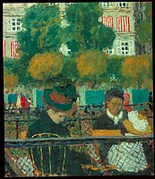 Jardines de las Tullerías, por Edouard Vuillard.