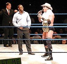 The Cabinet: "Chief of Staff" Orlando Jordan and Layfield, then WWE Champion Thecabinet.jpg