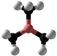 Trimethylborane Ball and Stick.png