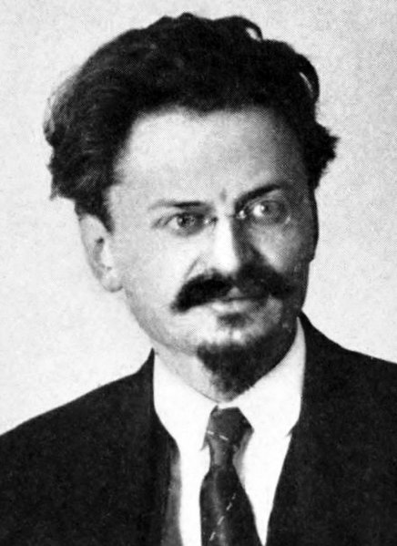 Cropped image of Lev Trotsky