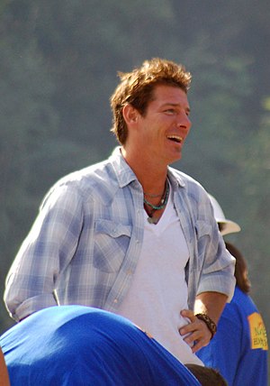 Ty Pennington during the filming of the "...