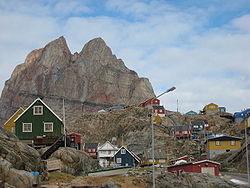 Pohled na Uummannaq