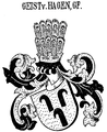 Wappen der Grafen Geist von Hagen (Siebmacher (1887))