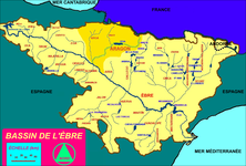 Az Aragón vízgyűjtő területe