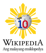1 Disyembre 2013 - ipinagdidiriwang ang ika-10 anibersaryo ng Wikipediang Tagalog