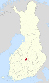 Poziția localității Äänekoski