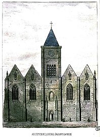 L’église Saint-Maurice en 1895.