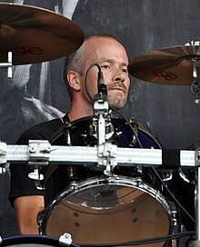 Faust performing with Emperor at Wacken Open Air 2014