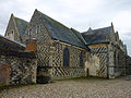 Eglise Saint-Martin vue le l'arrière