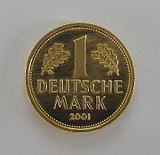 Аверс монеты Памятная Немецкая Марка