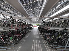 Wijchen, Fahrradstation am Bahnhof Wijchen