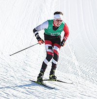 Severin Reiter beim Nordic-Mixed-Team-Wettbewerb