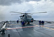 Philippine Navy's AW-159 Wildcat onboard the BRP Antonio Luna FF-151. AW-159 Philippine Navy.jpg