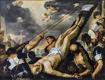 Crucifixion de saint Pierre Luca Giordano 1692