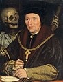 «Портрет сэра Брайана Тьюка со Смертью», неизвестный последователь Ганса Гольбейна-младшего, около 1540