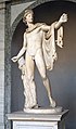 L'Apollo del Belvedere (350-325 a.C.), di Leocare, al Museo Pio-Clementino della Città del Vaticano.