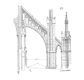 Fin XIIIe siècle : cathédrale d'Amiens.